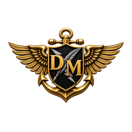 Dick Milkins locked DM crest